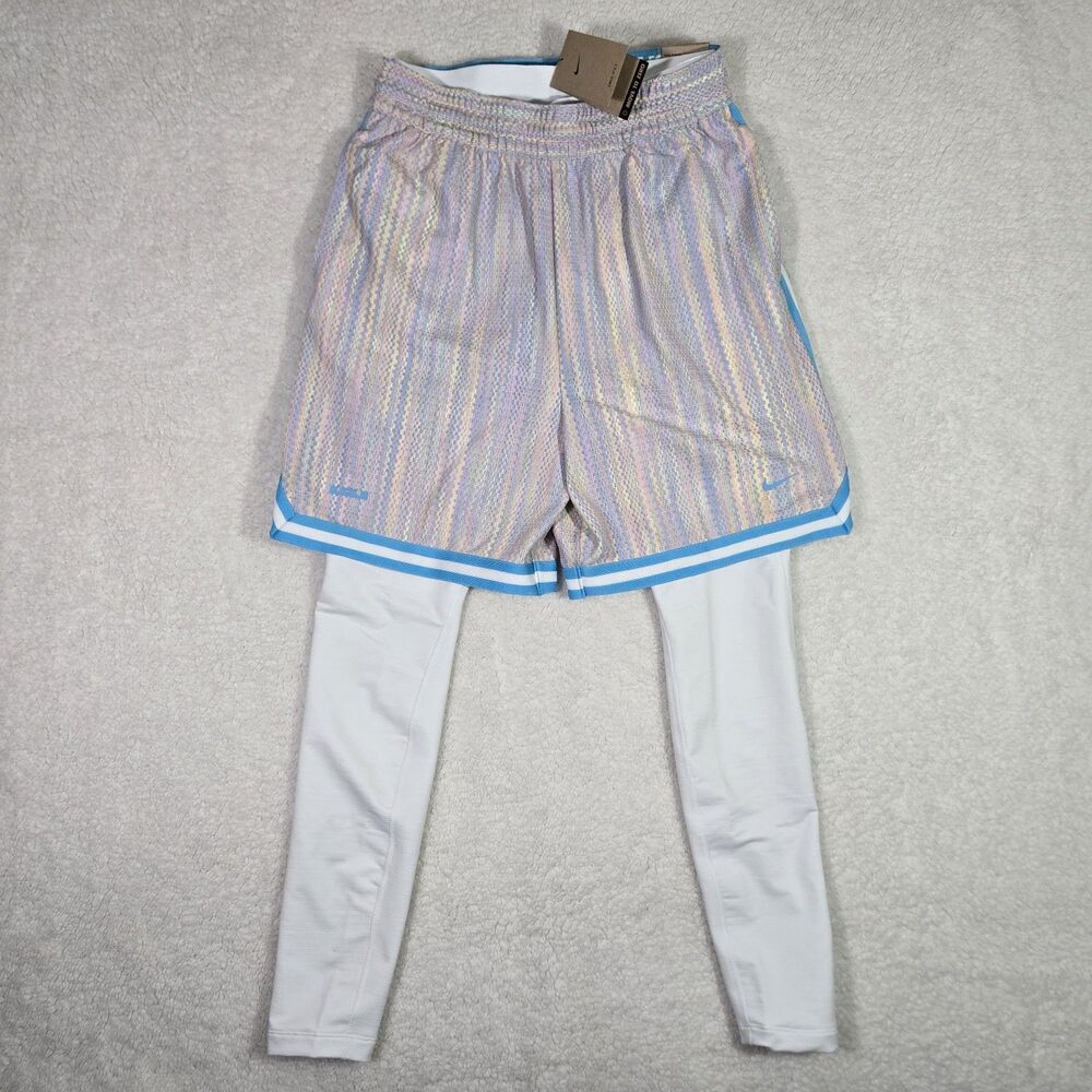 Nike LeBron DNA Mens Medium Tall 3-in-1 Basketball Shorts Nike Pro FZ1058-121 MT